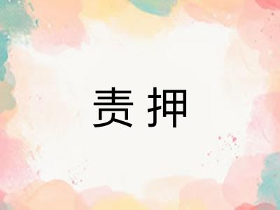 责押