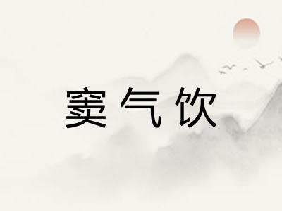 窦气饮