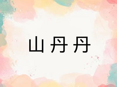 山丹丹