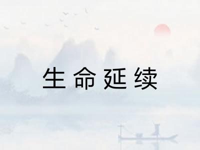 生命延续