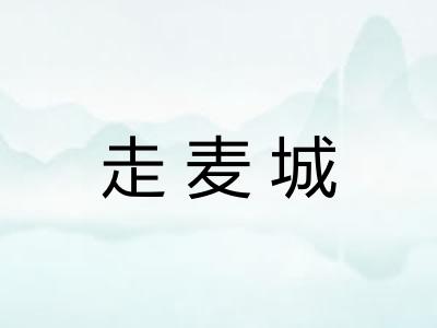 走麦城 走麦城