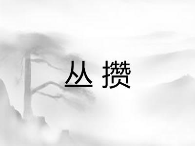丛攒