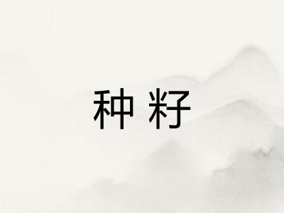 种籽