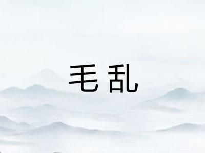 毛乱