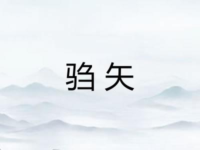 驺矢