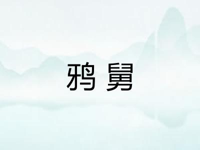 鸦舅