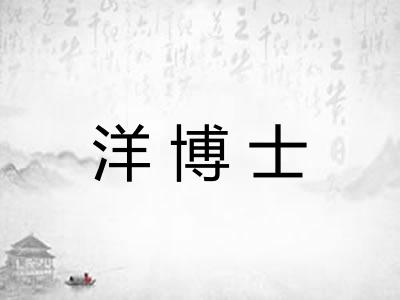 洋博士 洋博士