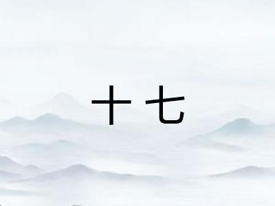 十七