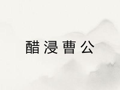 醋浸曹公