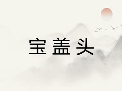 宝盖头