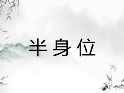 半身位