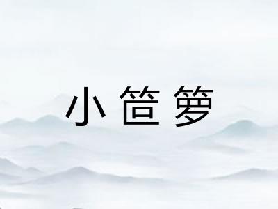 小笸箩