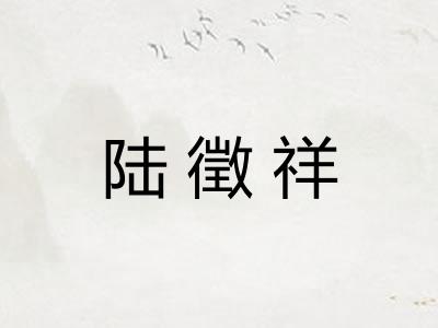 陆徵祥 陆徵祥