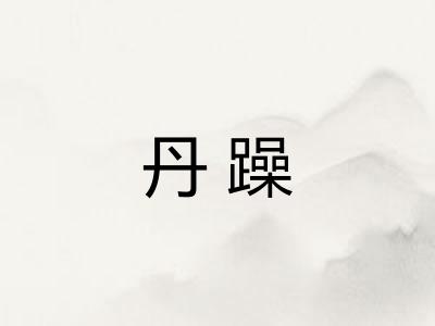 丹躁