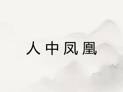人中凤凰