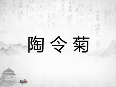 陶令菊