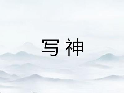 写神