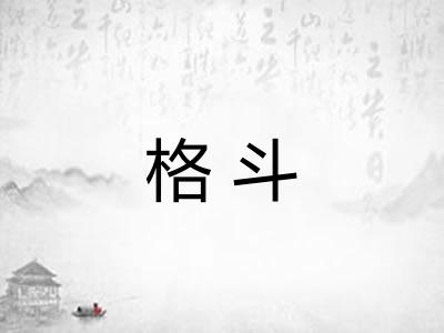 格斗 格斗
