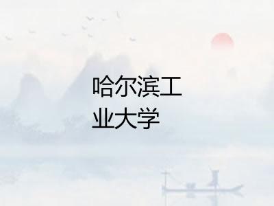 哈尔滨工业大学 哈尔滨工业大学