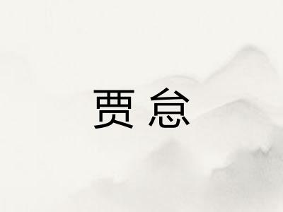 贾怠