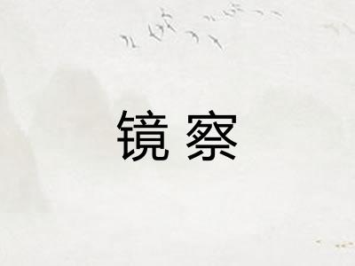 镜察 镜察
