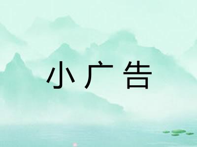 小广告