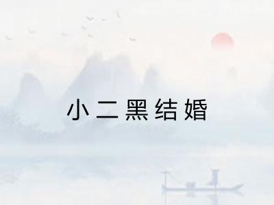 小二黑结婚