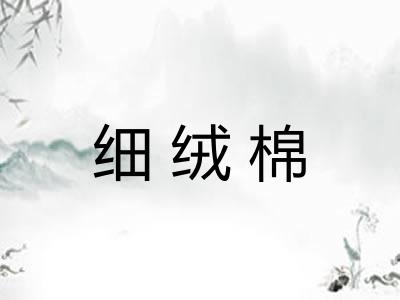 细绒棉