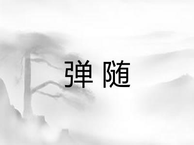 弹随