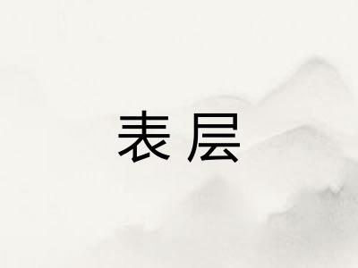表层