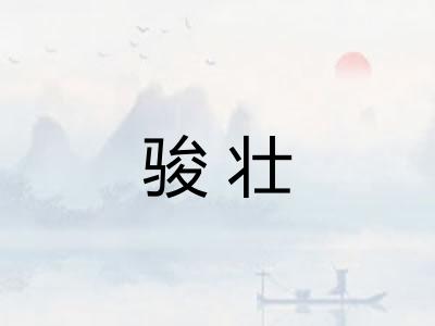 骏壮
