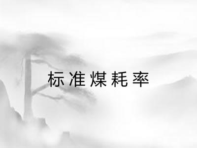 标准煤耗率