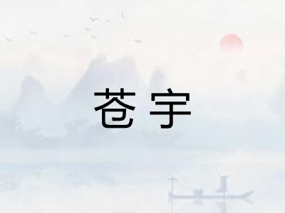 苍宇