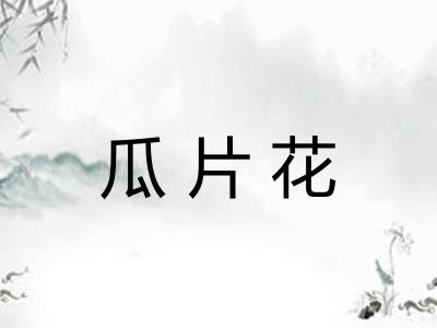 瓜片花 瓜片花