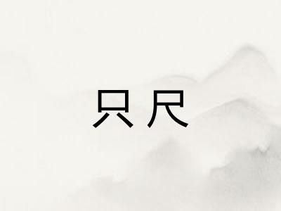 只尺