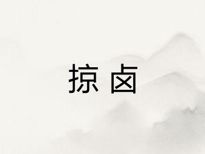 掠卤