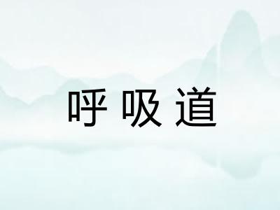 呼吸道