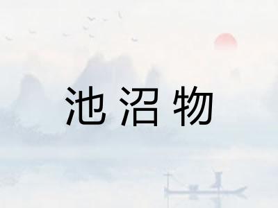 池沼物