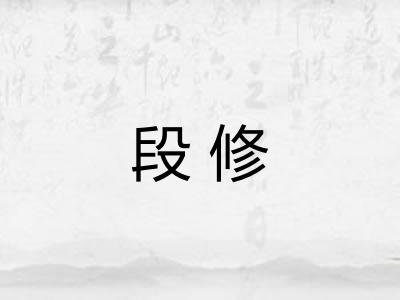 段修
