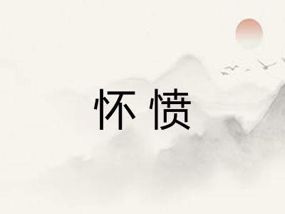 怀愤