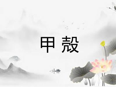 甲殻 甲殻
