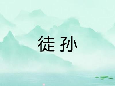 徒孙