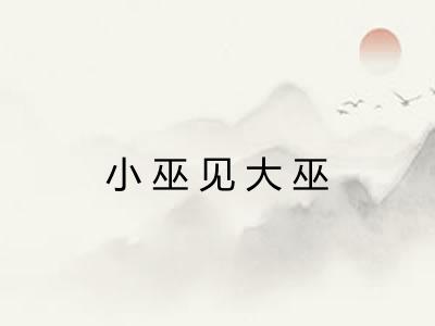 小巫见大巫