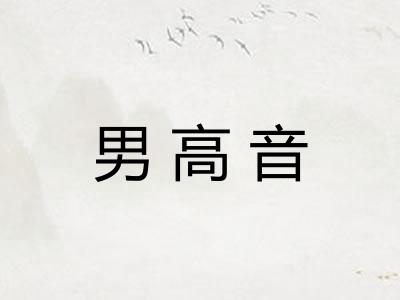男高音