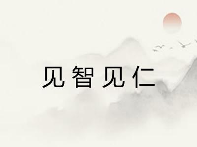 见智见仁