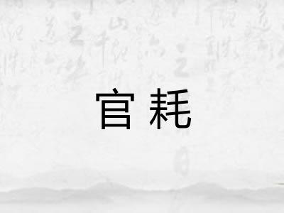 官耗
