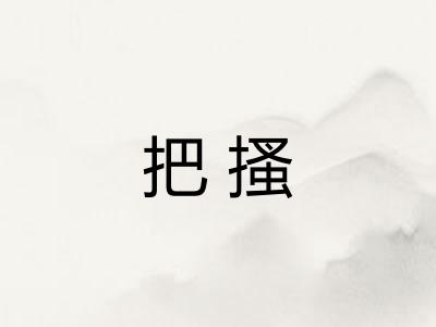 把搔