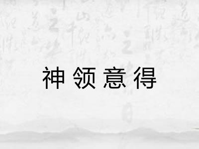 神领意得