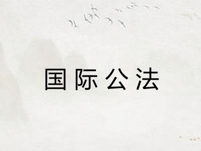 国际公法