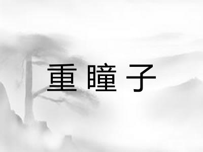 重瞳子